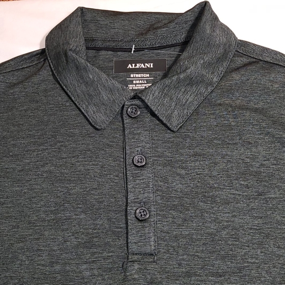 Alfani Other - Alfani polo stretch green short-sleeve